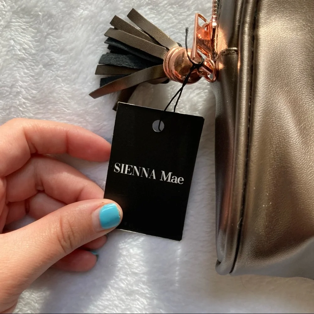 Sienna Mae makeup bag in brown